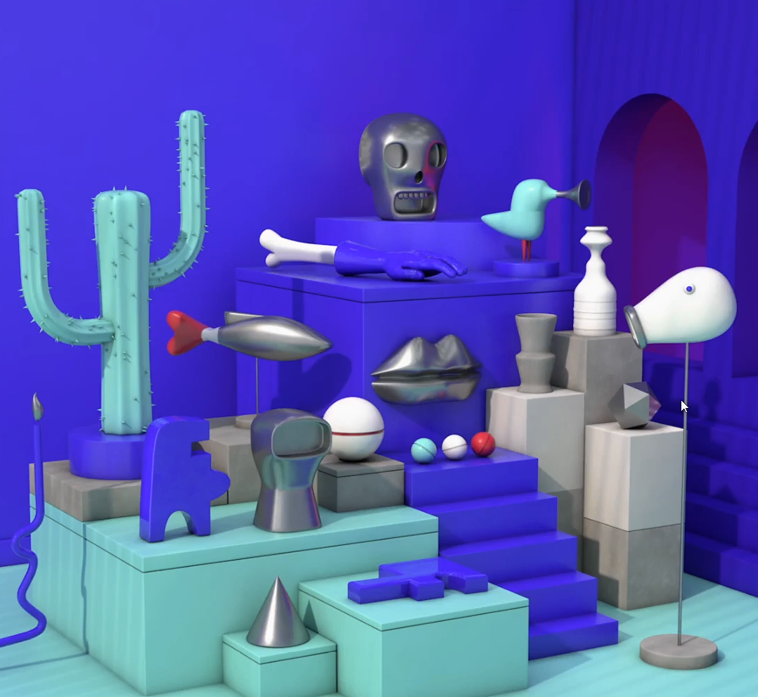 Crehana-用Cinema 4D制作3D插图 - 1Li-1Li