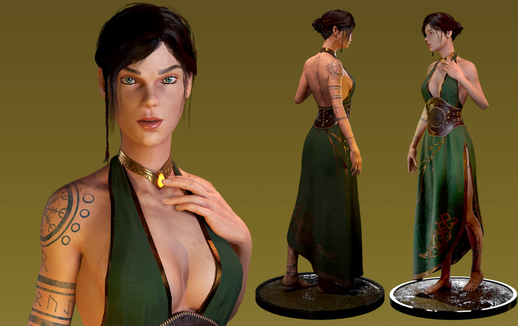 Victory3d – 神话中的女性角色创作 - 1Li-1Li