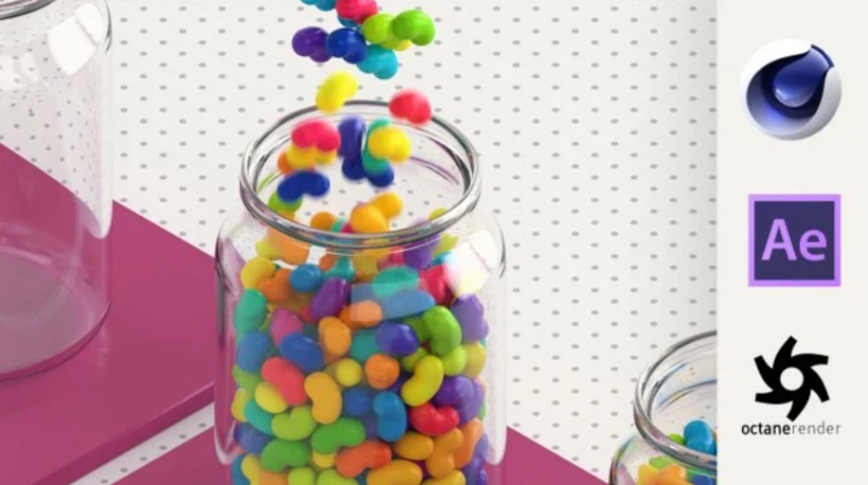 Skillshare - 用Cinema 4D制作有趣的循环3D动画-1Li