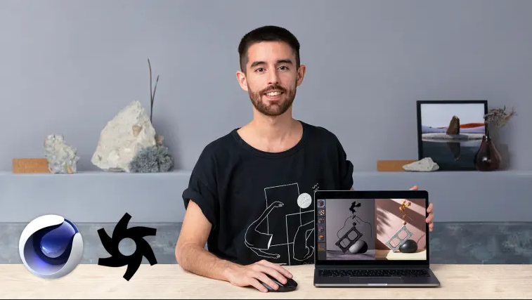 Domestika – C4D与OC渲染中进行3D静物构图 - 1Li-1Li