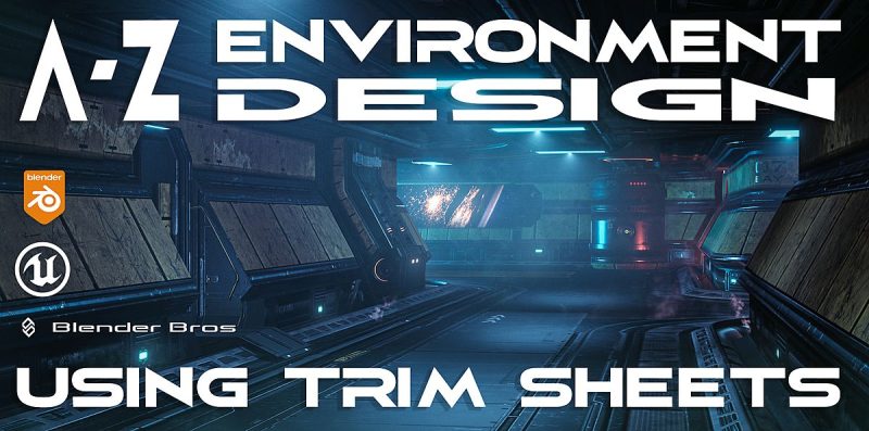 blendermarket – Blender教程：使用Trim Sheets进行环境设计-1Li