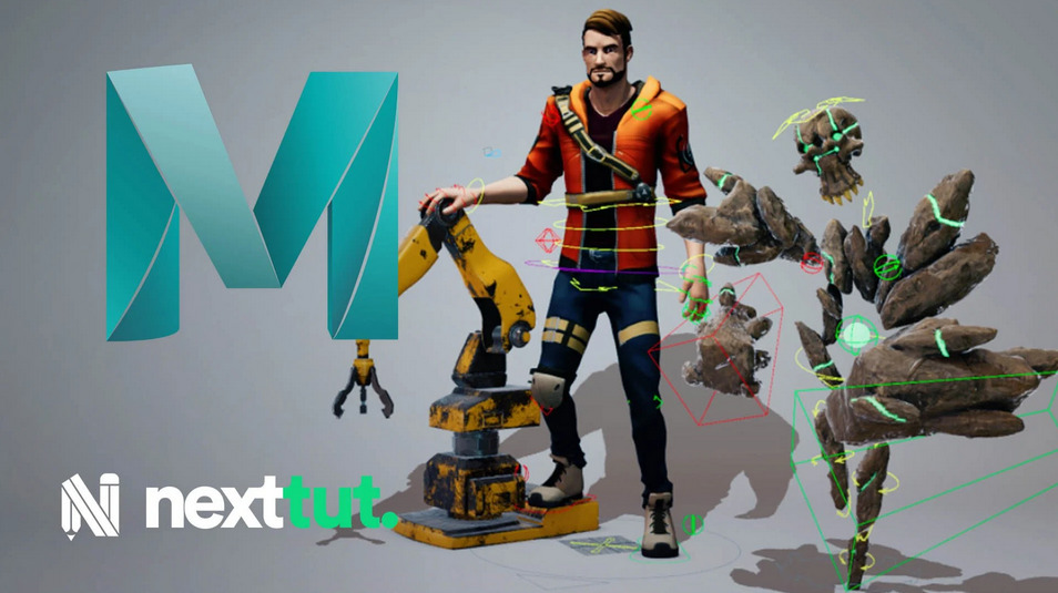 Skillshare – Maya 2022中的绑定技术简介 - 1Li-1Li