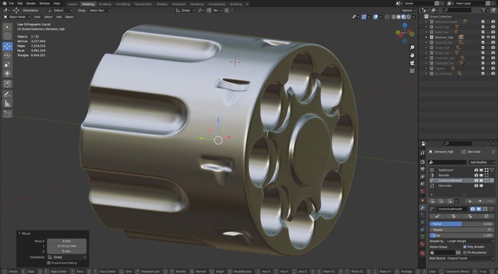 图片[5]1Li-Digital Art EducationArtstation – 左轮：为视频游戏创建工业级武器1Li-Digital Art Education1Li