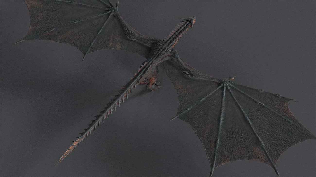 图片[4]1Li-Digital Art Education【模型】高精度飞龙模型（包含绑定）1Li-Digital Art Education1Li