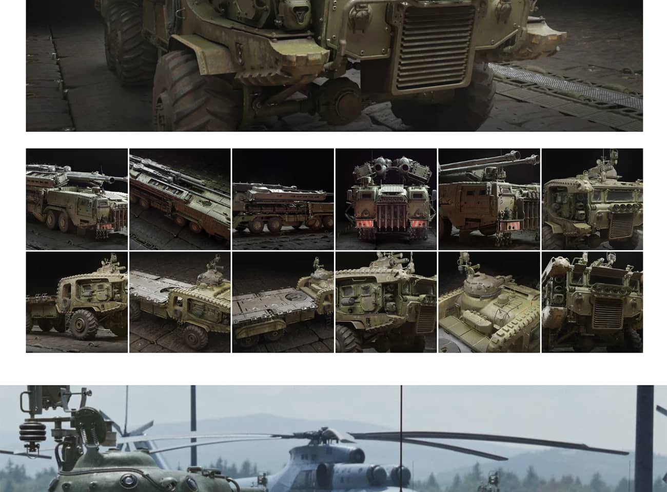 图片[5]1Li-Digital Art Education【模型】BMS影视级高精度重型装甲车队模型包1Li-Digital Art Education1Li