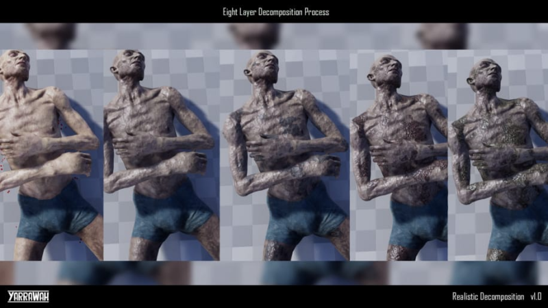 【UE资源】逼真的分解效果-Realistic Decomposition1Li-Digital Art Education1Li