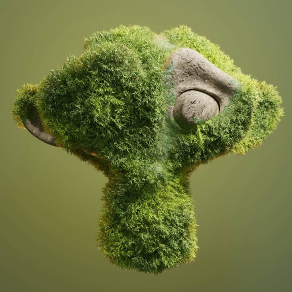 图片[1]1Li-Digital Art Education【资源】白嫖Blender程序苔藓生成器1Li-Digital Art Education1Li