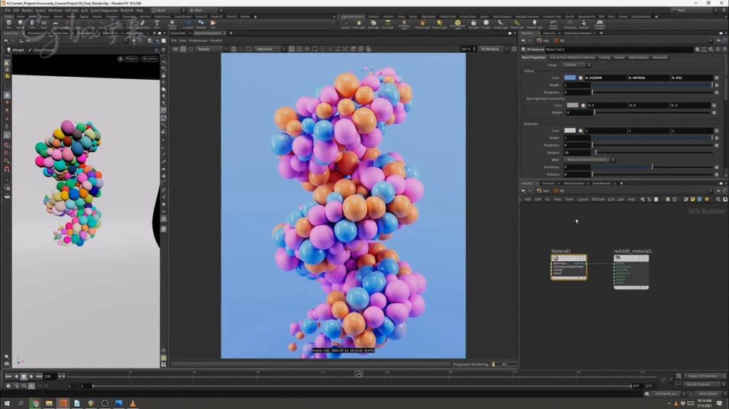 图片[7]1Li-Digital Art Education【视频+素材】在Houdini和Redshift中制作软体（中文字幕）1Li-Digital Art Education1Li