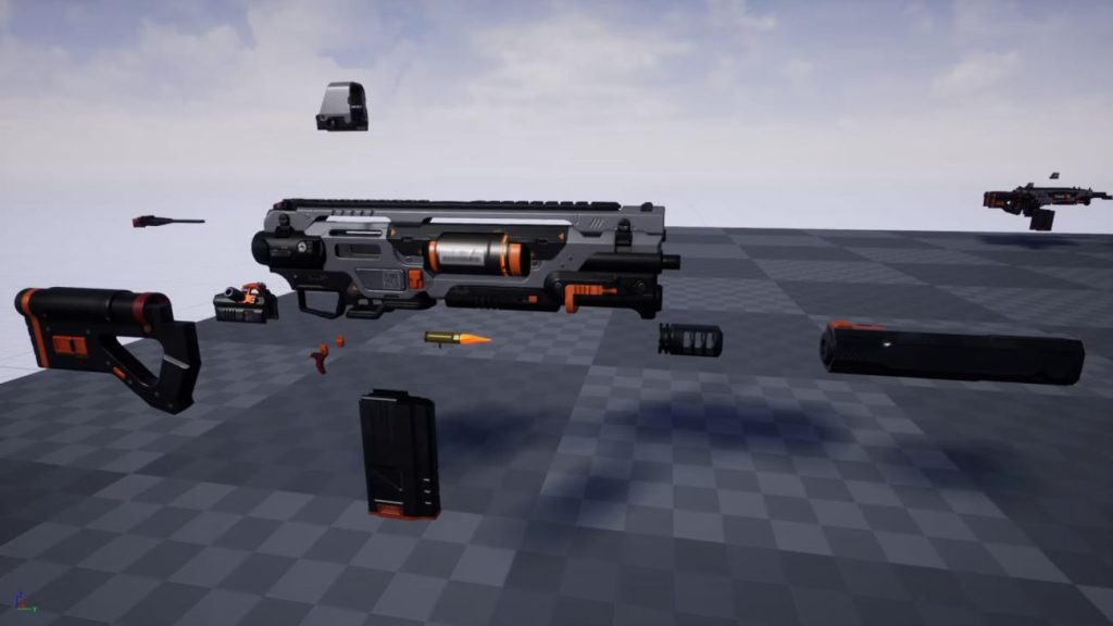 图片[1]1Li-Digital Art Education【UE资源】科幻突击步枪-Sci-Fi Assault Rifle1Li-Digital Art Education1Li