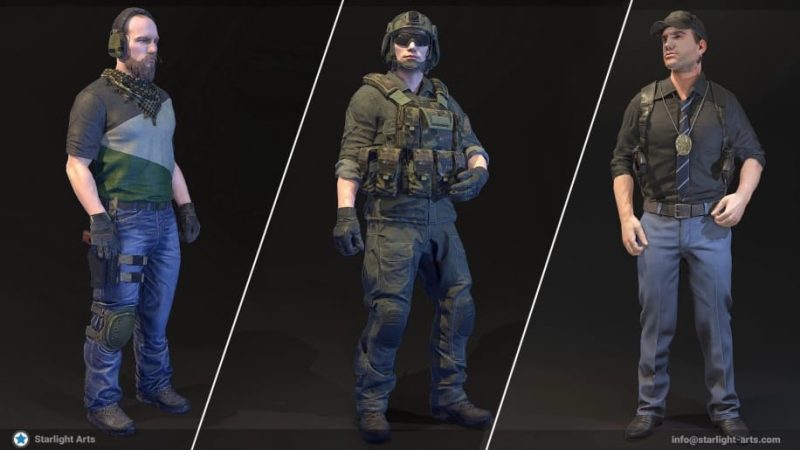 【UE资源】模块化人物资源包-Modular Characters MegaPack1Li-Digital Art Education1Li