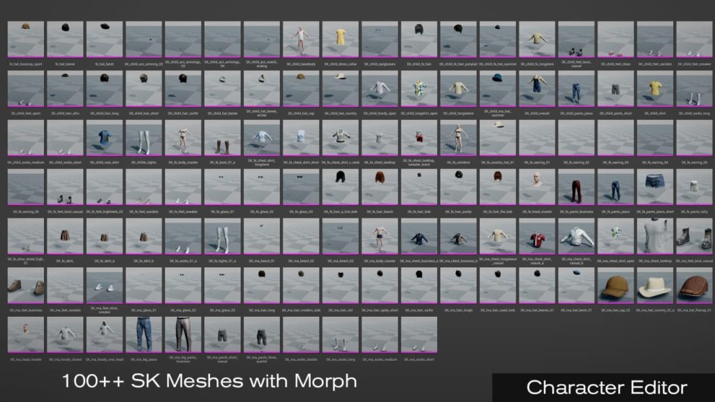 图片[2]1Li-Digital Art Education【UE资源】角色编辑器-Character Editor1Li-Digital Art Education1Li