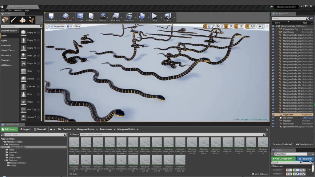 图片[1]1Li-Digital Art Education【UE资源】蛇动画资源-Animated Mangrove Snake1Li-Digital Art Education1Li