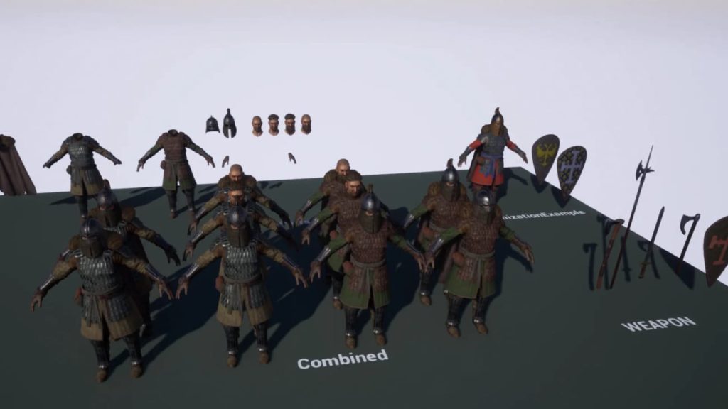 图片[3]1Li-Digital Art Education【UE资源】轻型铠甲套装-Light Lamellar Armour Pack1Li-Digital Art Education1Li