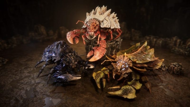 【UE资源】变异螃蟹资源包-Crabs Pack1Li-Digital Art Education1Li