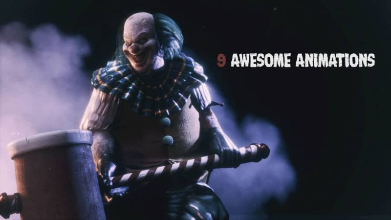 【UE资源】杀手小丑角色-Killer Clown1Li-Digital Art Education1Li