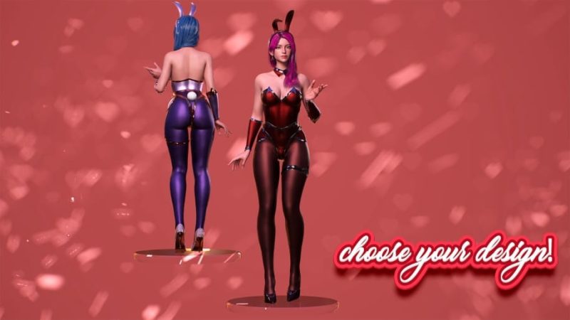 【UE资源】可爱兔女郎程序化角色-Bunny-Cute Fighting Anime Warrior Girl Realistic MMORPG FPS Stylized Character1Li-Digital Art Education1Li