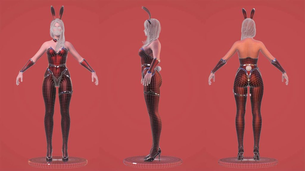 图片[1]1Li-Digital Art Education【UE资源】可爱兔女郎程序化角色-Bunny-Cute Fighting Anime Warrior Girl Realistic MMORPG FPS Stylized Character1Li-Digital Art Education1Li