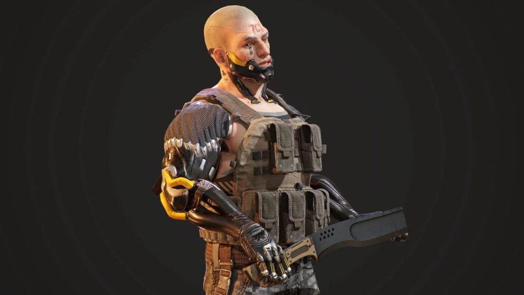 图片[4]1Li-Digital Art Education【UE资源】半机械雇佣兵-Cyborg Mercenary1Li-Digital Art Education1Li