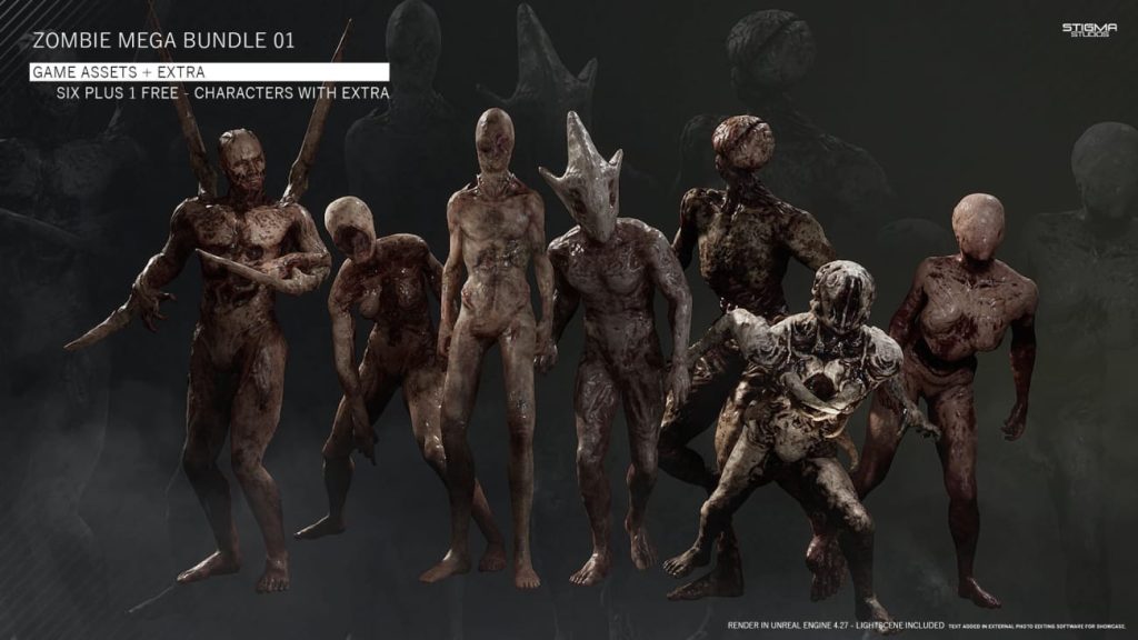 图片[5]1Li-Digital Art Education【UE资源】游戏科幻怪物资源合集包-Insane Pack 01-Game Assets+Extra1Li-Digital Art Education1Li