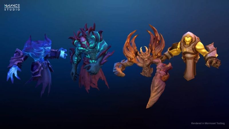 【UE资源】风格化角色包-Stylized Fantasy Elementals Pack #21Li-Digital Art Education1Li