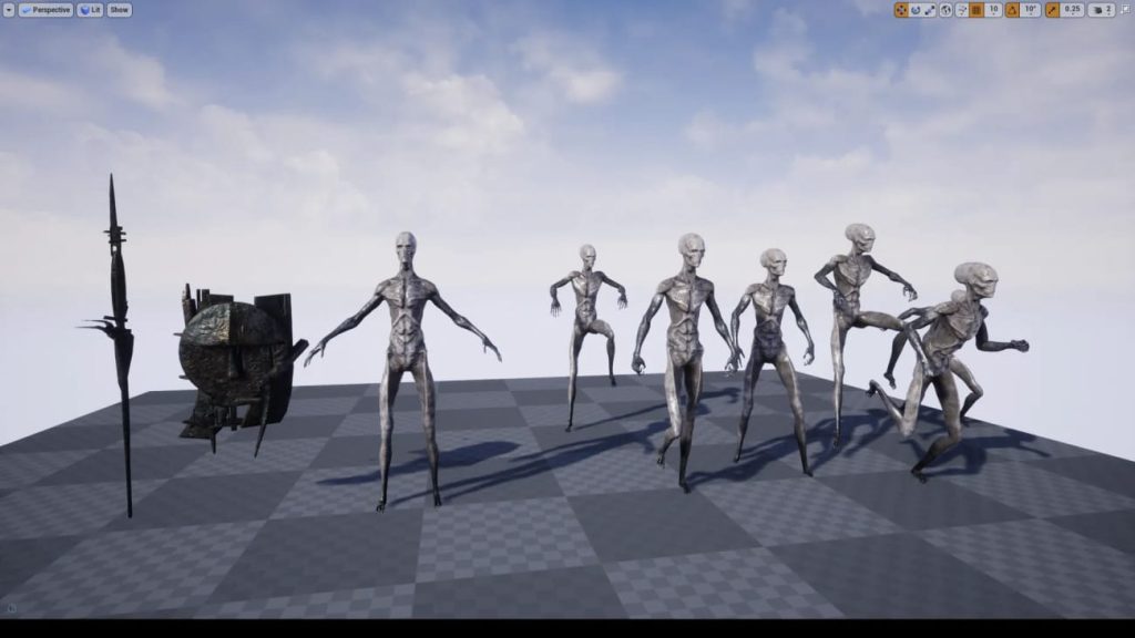 图片[3]1Li-Digital Art Education【UE资源】复古科幻角色包-Vintage SciFi character pack VOL3 Alien1Li-Digital Art Education1Li