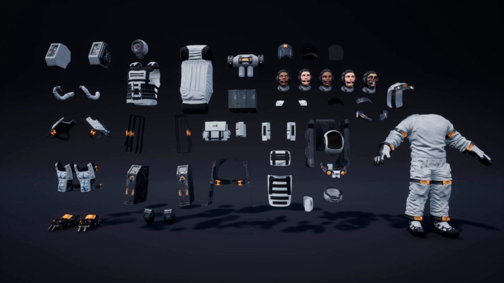 图片[2]1Li-Digital Art Education【UE资源】宇航员-Astronauts (Pack)1Li-Digital Art Education1Li