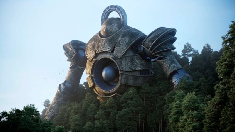 【UE资源】远古神像-Ancient Golem1Li-Digital Art Education1Li