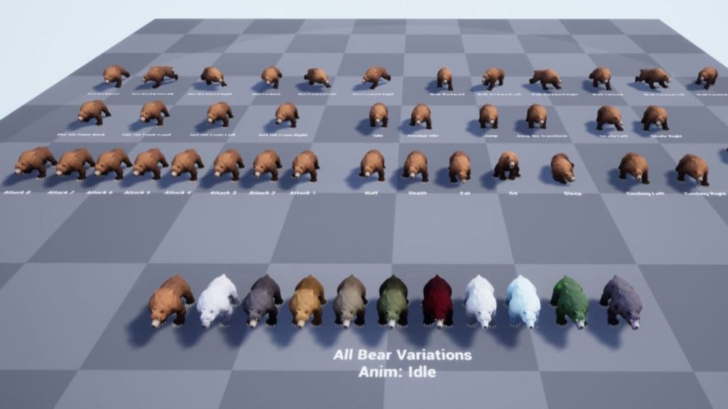 图片[1]1Li-Digital Art Education【UE资源】风格化熊角色-Stylized Bear – RPG Forest Animal1Li-Digital Art Education1Li