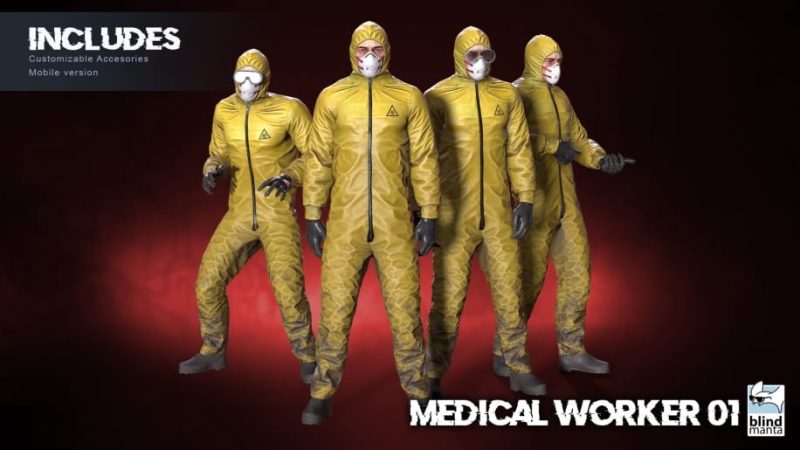 【UE资源】医务工作员-Medical Worker 011Li-Digital Art Education1Li