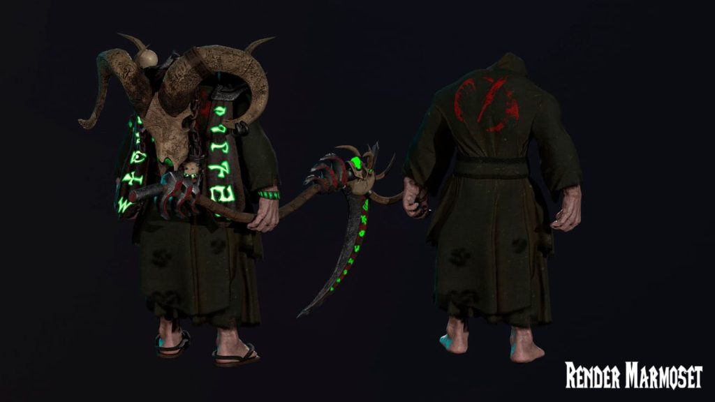 图片[2]1Li-Digital Art Education【UE资源】兽人法师角色包-Orc Warlock (Modular)1Li-Digital Art Education1Li