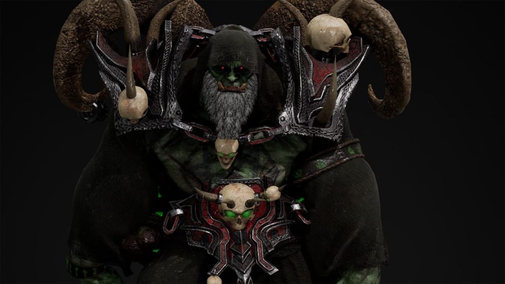 图片[1]1Li-Digital Art Education【UE资源】兽人法师角色包-Orc Warlock (Modular)1Li-Digital Art Education1Li