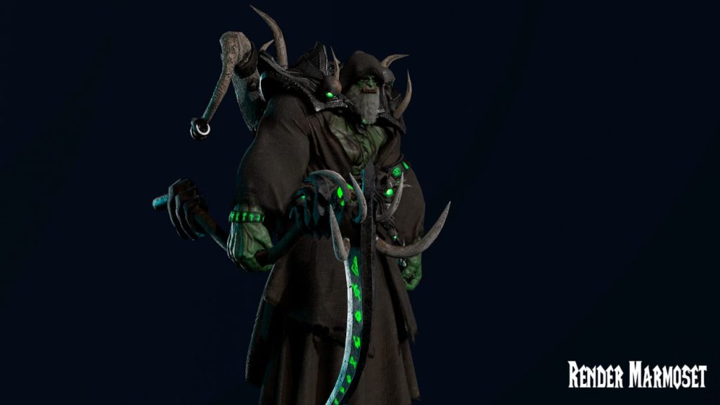 图片[8]1Li-Digital Art Education【UE资源】兽人法师角色包-Orc Warlock (Modular)1Li-Digital Art Education1Li