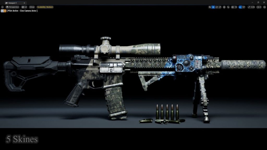 图片[8]1Li-Digital Art Education【UE资源】第一人称射击游戏手臂+步枪-ShooterStarter FPS Arm A1Li-Digital Art Education1Li