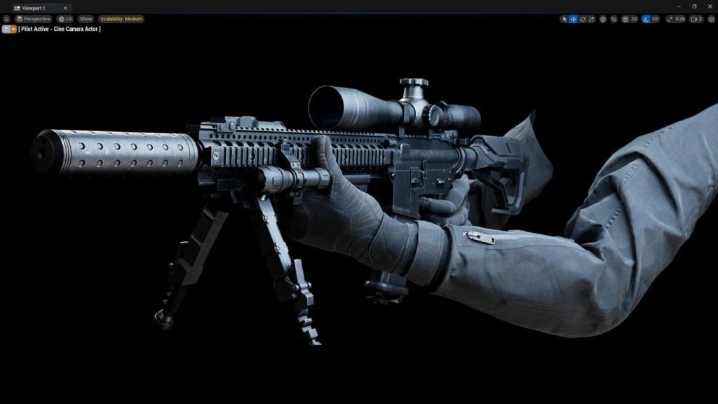 图片[4]1Li-Digital Art Education【UE资源】第一人称射击游戏手臂+步枪-ShooterStarter FPS Arm A1Li-Digital Art Education1Li