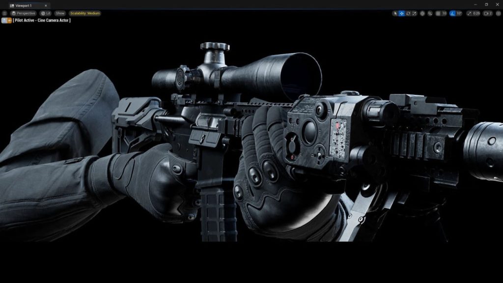 图片[7]1Li-Digital Art Education【UE资源】第一人称射击游戏手臂+步枪-ShooterStarter FPS Arm A1Li-Digital Art Education1Li