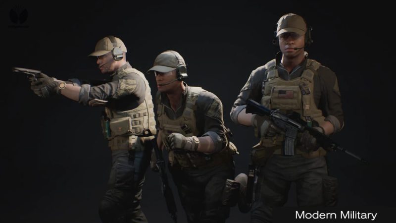 【UE资源】现代军事合集包-ModernMilitary Bundle1Li-Digital Art Education1Li