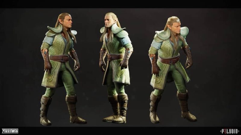 【UE资源】男性精灵角色包-Mage - Male Elf - Fantasy Elves Collection1Li-Digital Art Education1Li