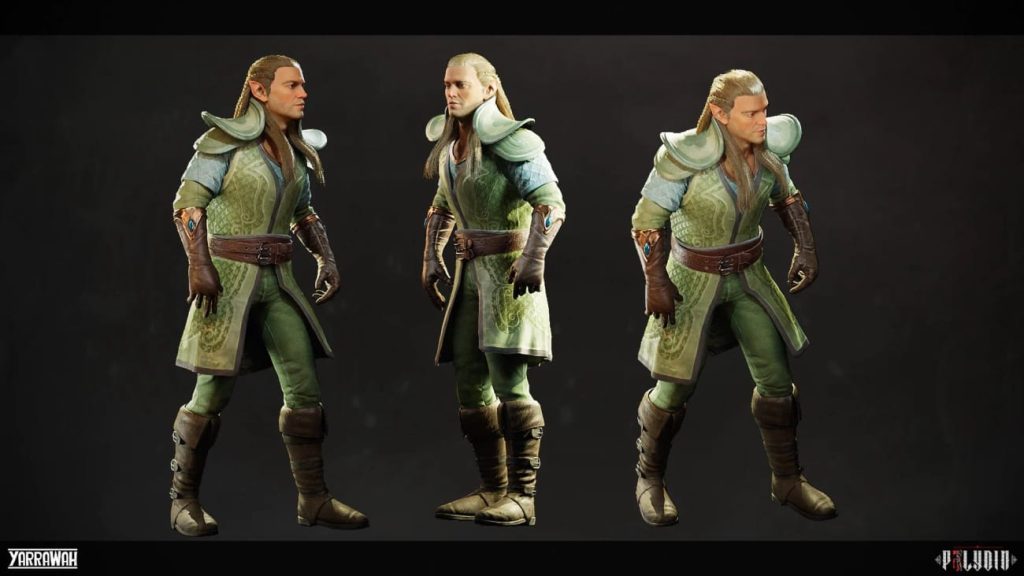 图片[8]1Li-Digital Art Education【UE资源】男性精灵角色包-Mage - Male Elf - Fantasy Elves Collection1Li-Digital Art Education1Li