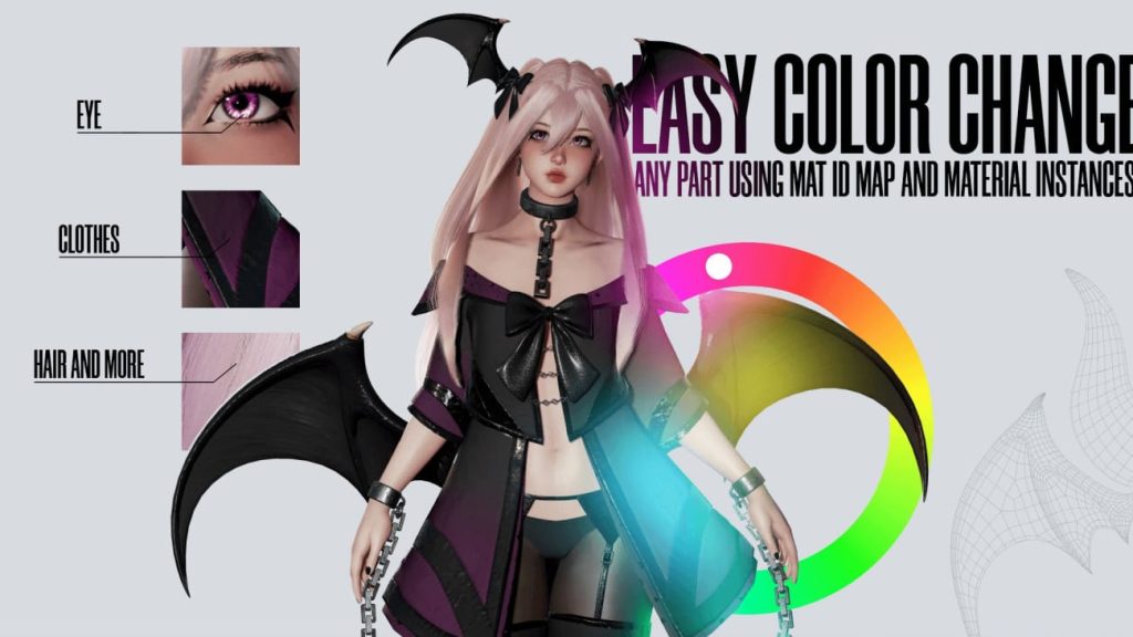 图片[3]1Li-Digital Art Education【UE资源】可爱的魅魔露西亚-Succubus Lucia1Li-Digital Art Education1Li