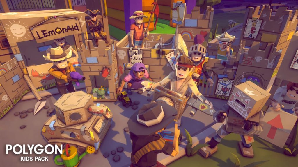 图片[10]1Li-Digital Art Education【UE资源】儿童风格化主题包-POLYGON - Kids Pack1Li-Digital Art Education1Li