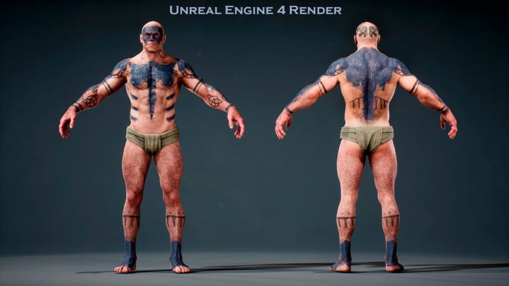 图片[1]1Li-Digital Art Education【UE资源】德鲁伊人物角色包-Druid WereWolf1Li-Digital Art Education1Li