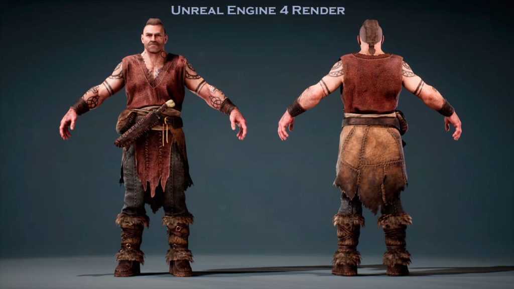 图片[2]1Li-Digital Art Education【UE资源】德鲁伊人物角色包-Druid WereWolf1Li-Digital Art Education1Li