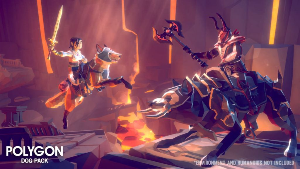 图片[2]1Li-Digital Art Education【UE资源】风格化狗合集包-POLYGON - Dog Pack1Li-Digital Art Education1Li