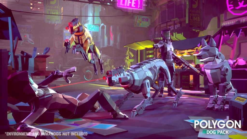 图片[5]1Li-Digital Art Education【UE资源】风格化狗合集包-POLYGON - Dog Pack1Li-Digital Art Education1Li