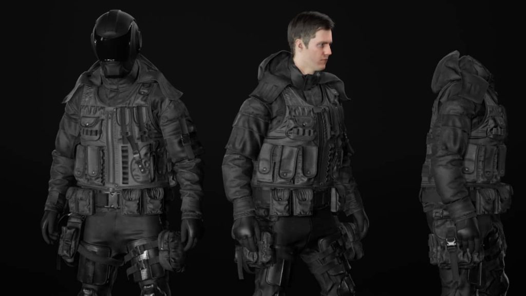 图片[8]1Li-Digital Art Education【UE资源】军事人物装备动画绑定包V1-Man-Military Outfit 5-Modular-Rigged-Animated1Li-Digital Art Education1Li