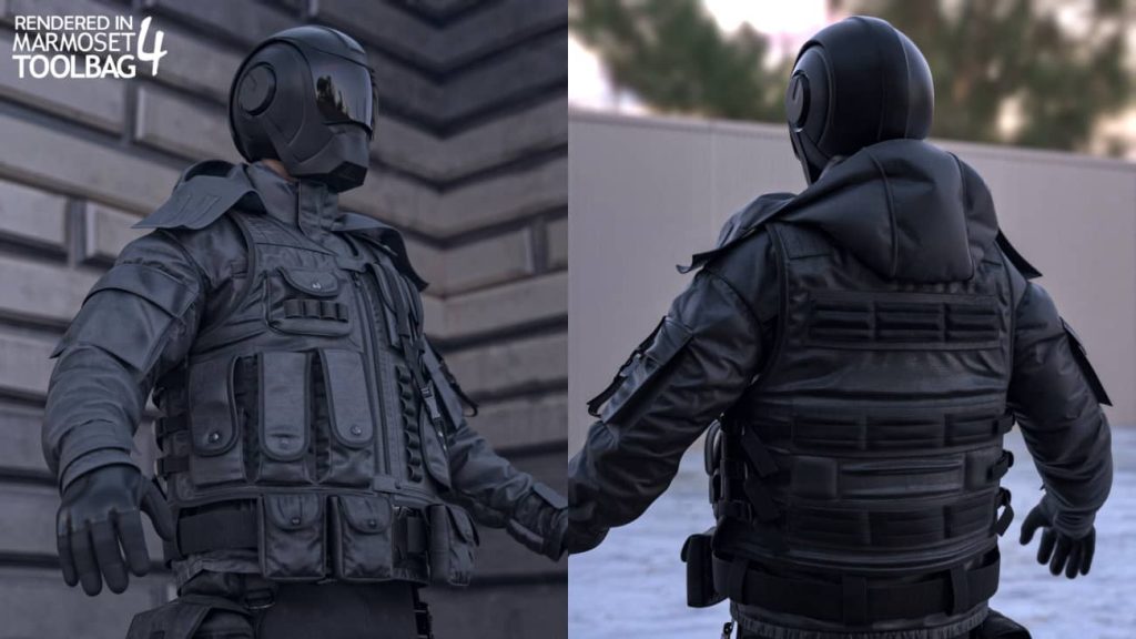 图片[9]1Li-Digital Art Education【UE资源】军事人物装备动画绑定包V1-Man-Military Outfit 5-Modular-Rigged-Animated1Li-Digital Art Education1Li