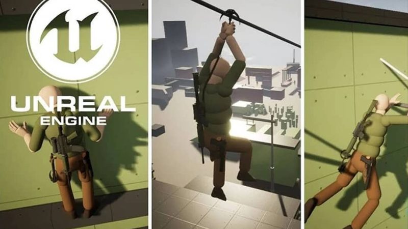 【UE资源】AI攀爬、滑索等动作交互2.6版本-Interaction With ALS - Version 2.61Li-Digital Art Education1Li