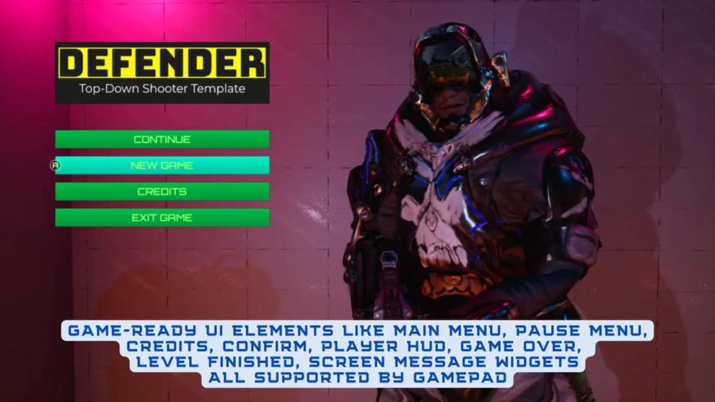 图片[4]1Li-Digital Art Education【UE资源】射击游戏蓝图模板-Defender: Top Down Shooter1Li-Digital Art Education1Li