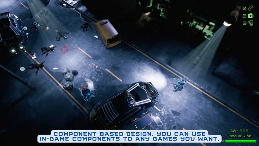 图片[2]1Li-Digital Art Education【UE资源】射击游戏蓝图模板-Defender: Top Down Shooter1Li-Digital Art Education1Li