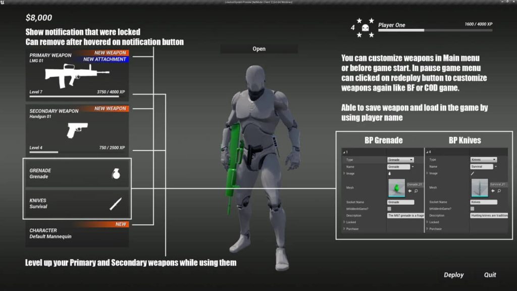 图片[1]1Li-Digital Art Education【UE资源】武器装载系统-Loadout System1Li-Digital Art Education1Li